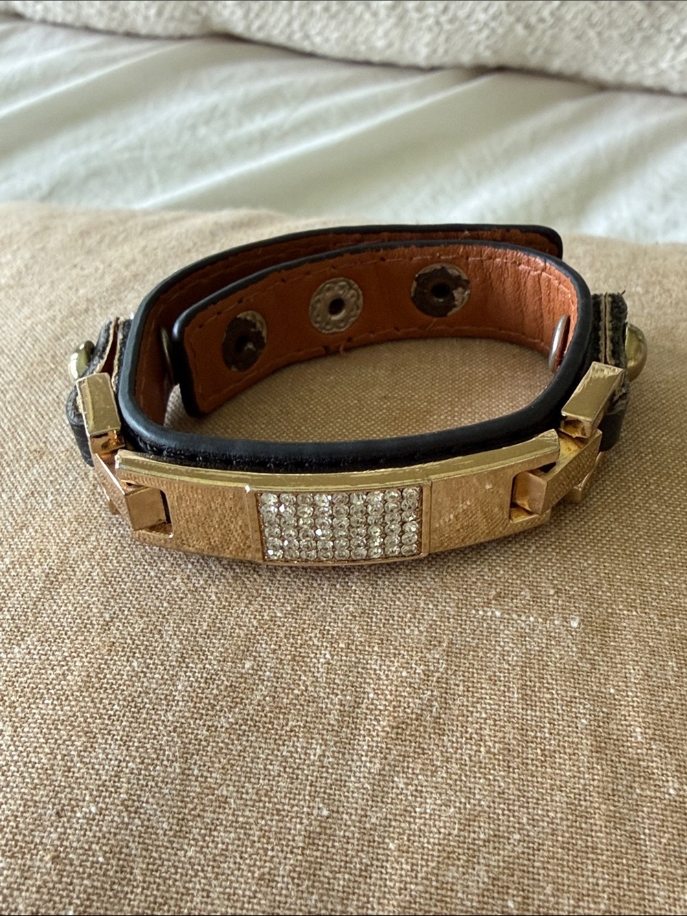 Rustic Faux Leather Bracelet